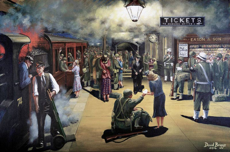 Enniskillen Railway Station in WW2