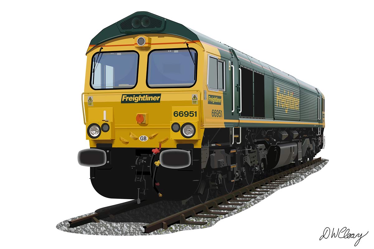 Class 66 Diesel Locomotive