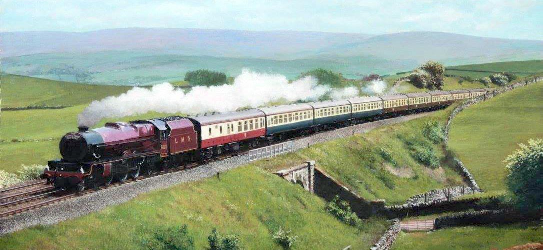 LMS Pricess Elizabeth on the Settle Carlisle railway