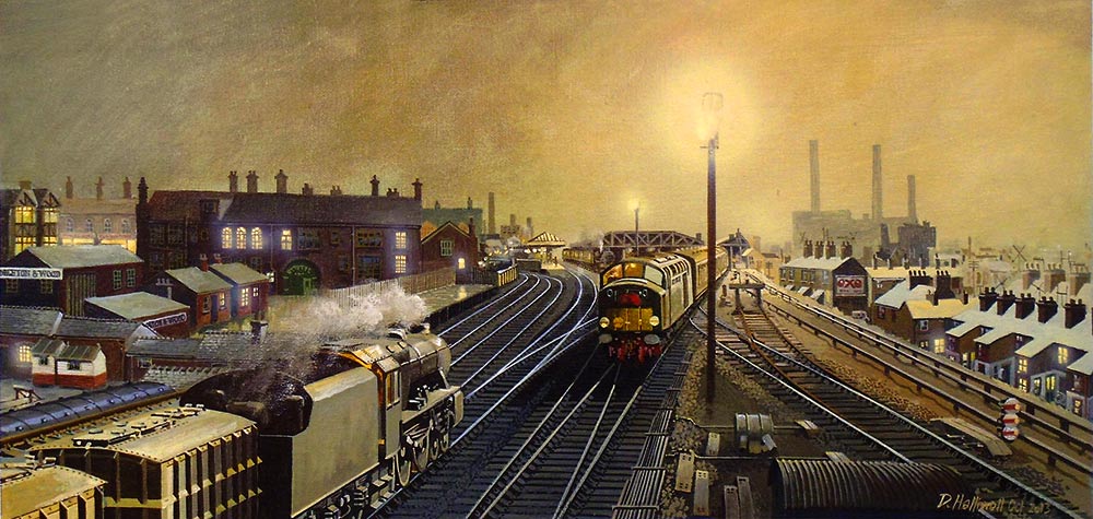 Wigan 1960's Railway Scene