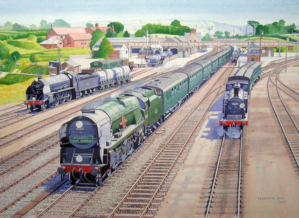 Painting of Seaton Junction