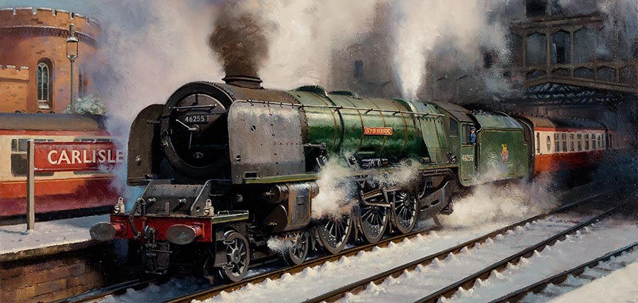 Carlisle Railway Station in 1956