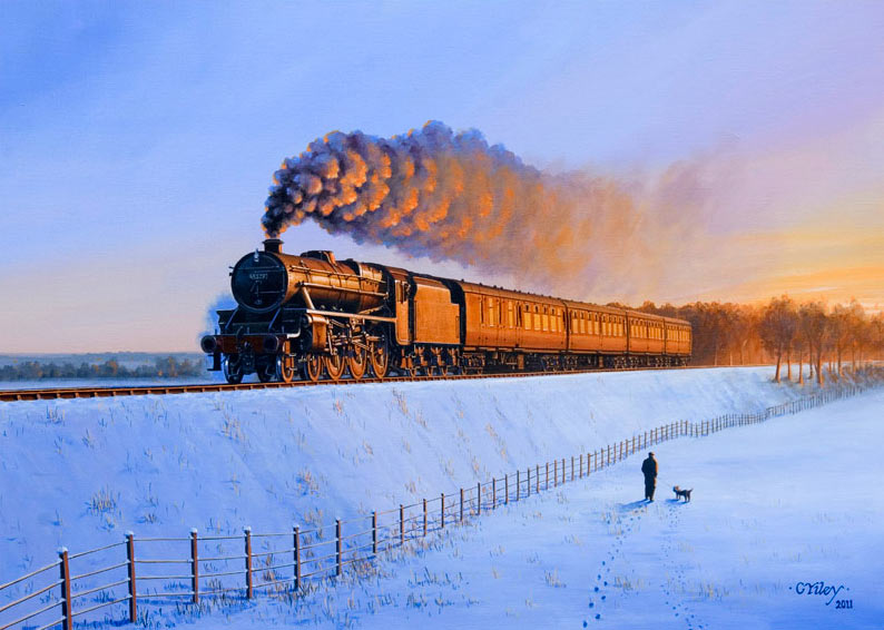 LMS Black Five on the Mid Hants Railway