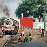 Painting by David Charlesworth