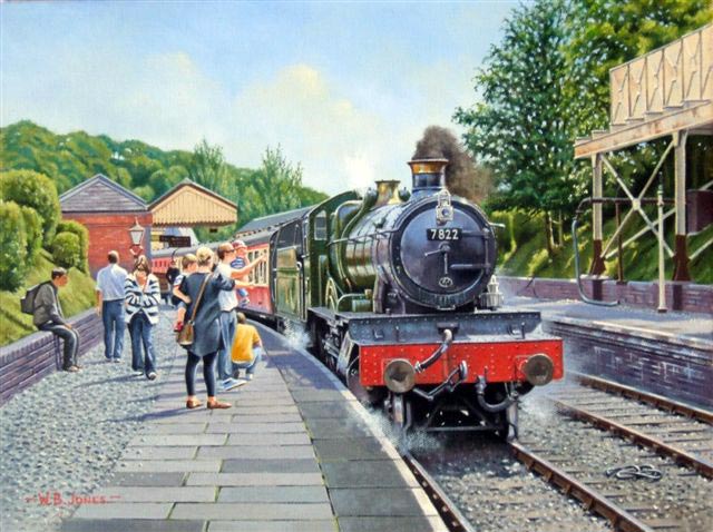 GWR Manor class Llangollen station