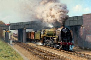 British Railways 9F Evening Star | Freight Train | Railway Print