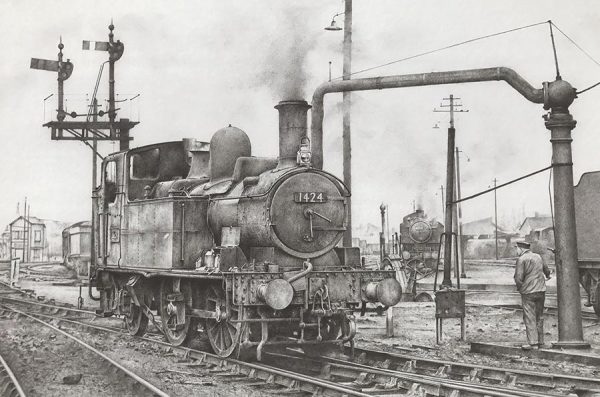 GWR CLASS 14XX - Horton Road, Gloucester by James Green - Railway Art ...