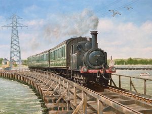 The Hayling Island railway branch line summer 1963