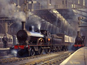 LNWR train at Birmingham New Street station