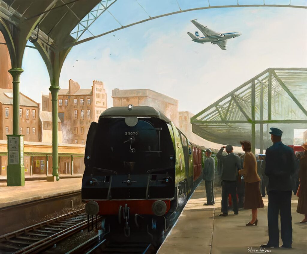 Boat Train Arrival at London Victoria in 1956 | Art Print