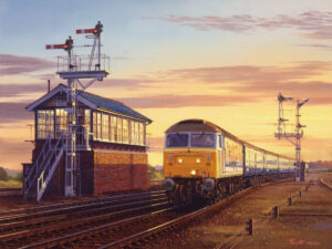 Class 47 diesel loco at Ely
