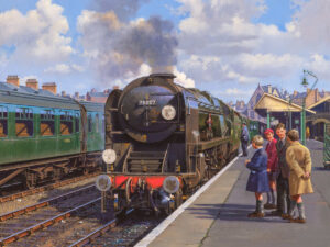 Train spotters at Weymouth