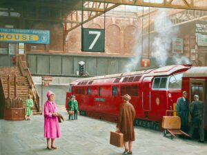 British Railways Western class 52 diesel hydraulic loco at Birmingham Snow Hill
