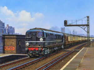 Going Virol. British Railways locomotive 10202